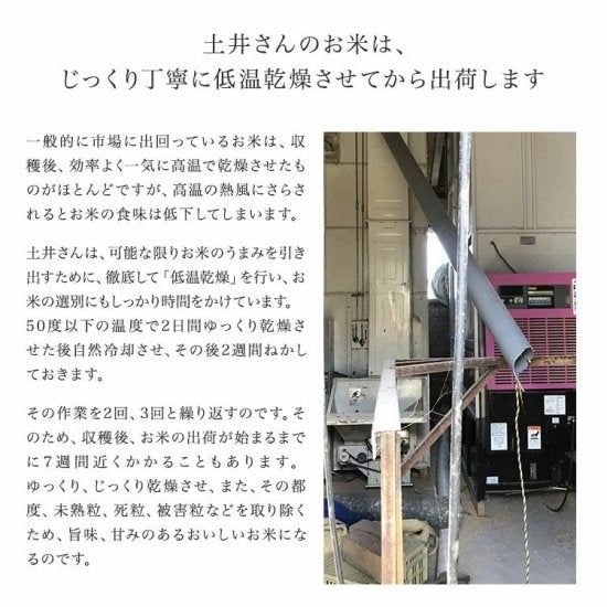【北海道産米】土井さん(土井農場)の自然農法ゆきひかり 白米 5kg ※有機JAS認定 【産地直送 (常温便)】