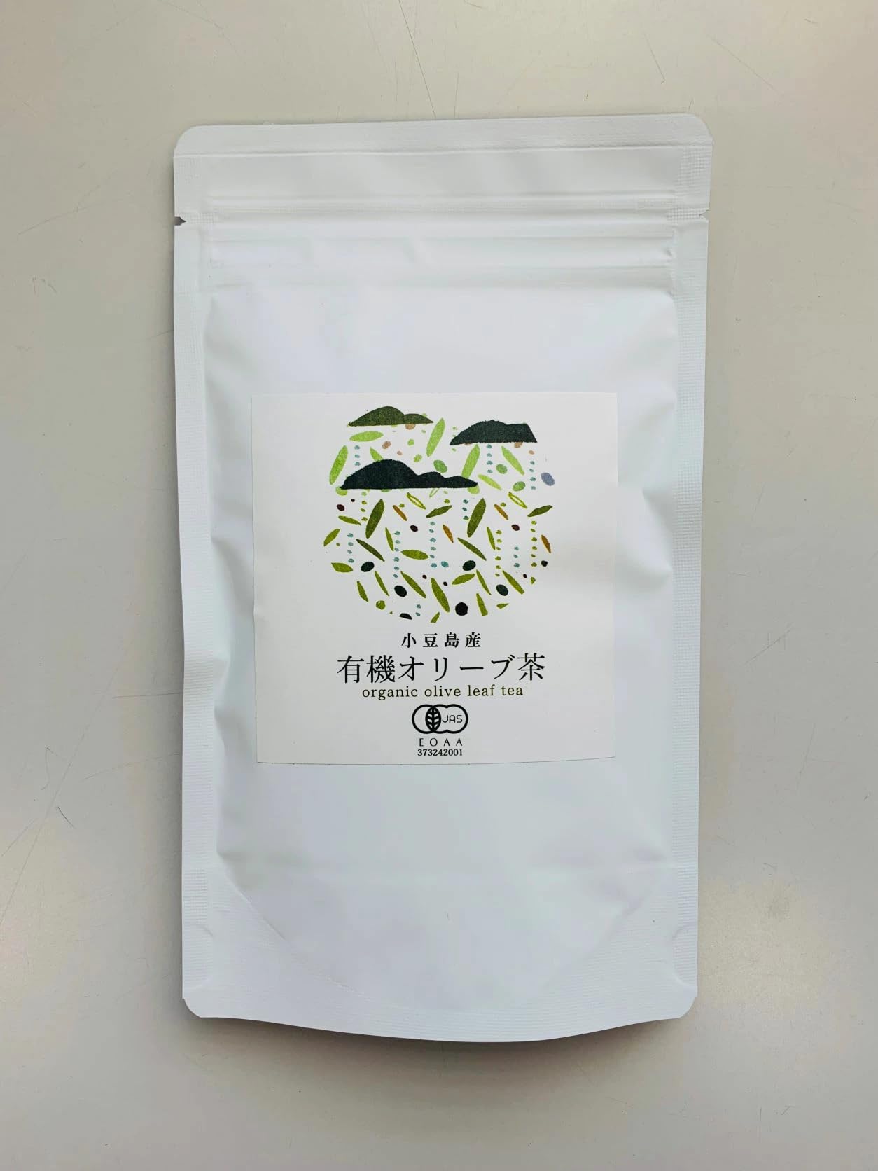 山田オリーブ園 小豆島産 有機無農薬栽培 有機オリーブ茶 有機JAS 自然農法 国産 無添加 ノンカフェイン 手摘み 春摘み 小豆島 ティーバッグ 2g×10個 1袋